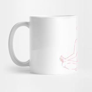 Yoga girl. Mug